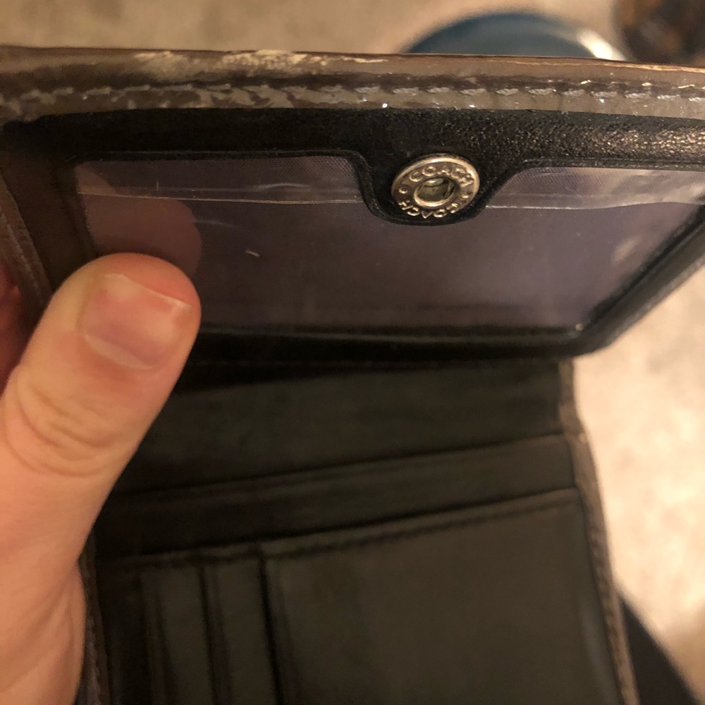Coach Metallic Wallet - Picture 4 of 5